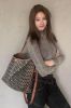 圖片 Moynat 經典 Hobo 帆布肩背包 32*27*15 cm Kaki /焦糖色