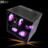圖片 MiEN AMD R5-7500F RTX5060 遊戲電競黑色機殼米恩電腦主機
