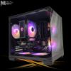 圖片 MiEN AMD R5-7500F RTX5060 遊戲電競黑色機殼米恩電腦主機