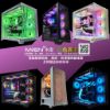 圖片 MiEN AMD R5-7500F RTX5060 遊戲電競黑色機殼米恩電腦主機