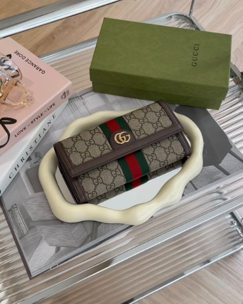 圖片 【GUCCI】OPHDIA 長夾 經典老花