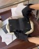 圖片 【YSL】UPTOWN 粒面雙折短夾 黑金