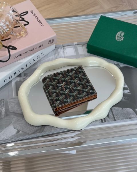 圖片 【GOYARD】SAINT-FLORENTIN 雙折短夾 黑棕色