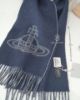 圖片 Vivienne Westwood 雙面圍巾/深藍&灰色