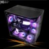 圖片 MiEN R7-7800x3D RTX5070 黑色電競遊戲海景房米恩電腦主機 