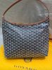 圖片 Goyard Hobo 經典老花肩背包 咖啡
