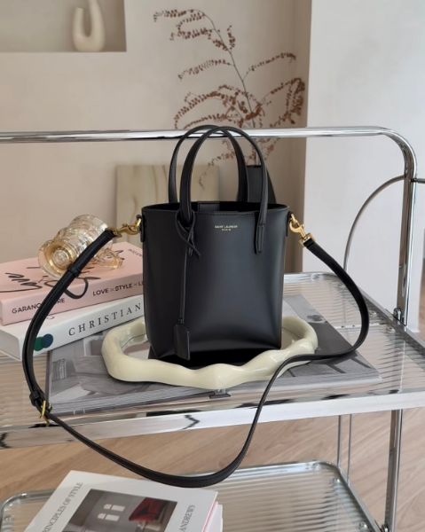 圖片 【YSL】SHOPPING 迷你托特包 黑色