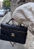圖片 CHANEL 26C AP4407荔枝皮大 CC logo LP 飯盒包 黑 