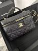 圖片 CHANEL 26C AP4407荔枝皮大 CC logo LP 飯盒包 黑 