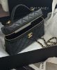 圖片 CHANEL 26C AP4407荔枝皮大 CC logo LP 飯盒包 黑 
