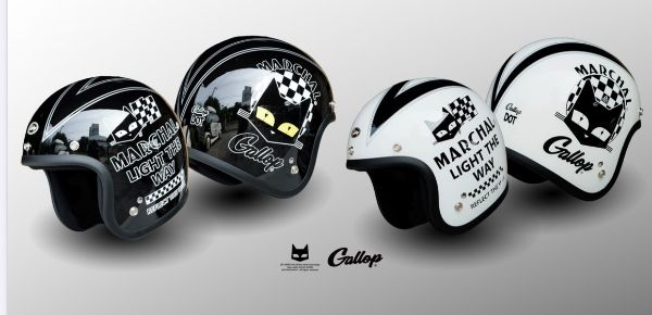 圖片 SEV MARCHAL × GALLOP 3/4 復古安全帽   