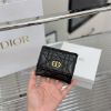 圖片 Dior Caro 籐格紋三折錢包短夾
