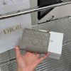 圖片 Dior Caro Dahlia籐格紋對開錢包短夾