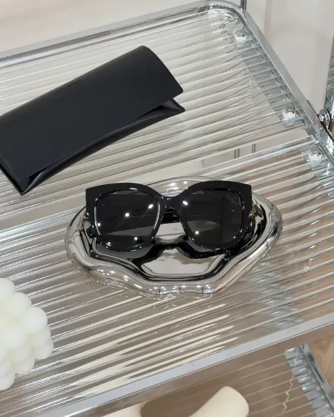 圖片 【YSL】SLM95F001墨鏡 黑色