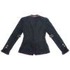 圖片 Chanel 展示品 藍紅金鑲邊復古V領金釦外套#38(黑)