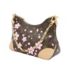 圖片 Louis Vuitton 展示品 Boulogne PM 櫻花圖案帆布手提/斜背包(M13265-咖)