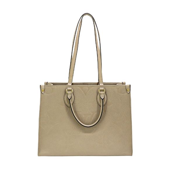 圖片 Louis Vuitton 展示品 OnTheGo MM 壓花牛皮手提肩背二用包(M45607-米)