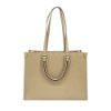 圖片 Louis Vuitton 展示品 OnTheGo MM 壓花牛皮手提肩背二用包(M45607-米)