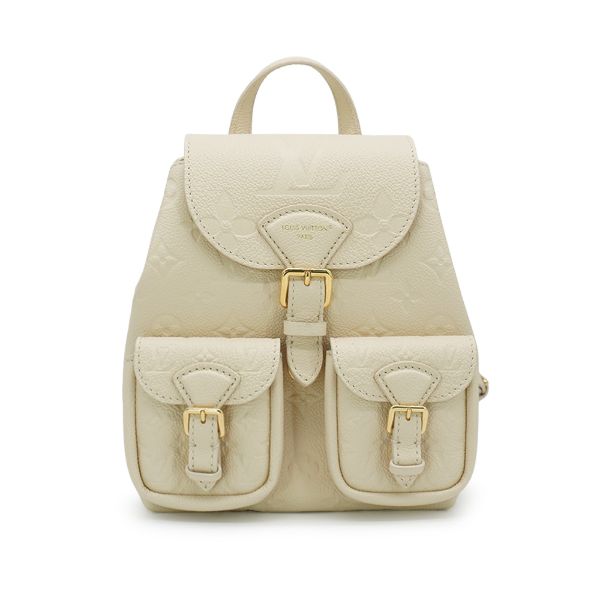 圖片 Louis Vuitton 展示品 壓紋牛皮後背包(M47106-奶油色)