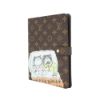 圖片 Louis Vuitton 貓咪印花 Desk 記事本封套-MM(GI1395-咖)