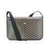 圖片 Goyard Cafetien MM 帆布穿釦斜背郵差包(黑)
