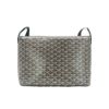 圖片 Goyard Cafetien MM 帆布穿釦斜背郵差包(黑)