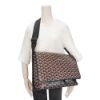 圖片 Goyard Cafetien MM 帆布穿釦斜背郵差包(黑)