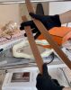 圖片 【HERMES】H銀扣雙面皮帶 3.2CM 光滑面黑色/粒面棕色