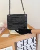 圖片 【YSL】NIKI 皮革BABY鏈條包 黑銀