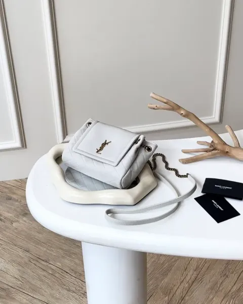 圖片 【YSL】NOLITA小羊皮迷你 白色