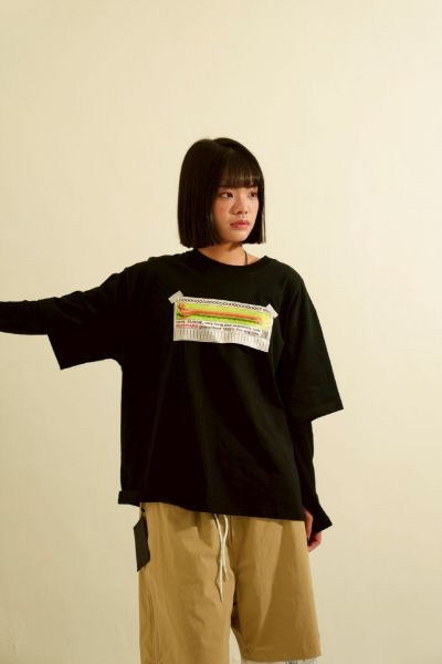 SSSTUFFF Lost Dog Tee "Black" 臘腸狗 黑色 短袖
