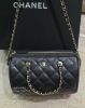 圖片 CHANEL mini speedy 保齡球包 荔枝黑金