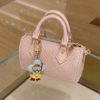 圖片 《在台現貨最低特價  最新》Louis Vuitton LV 特別版Nano Speedy  Minigram粉色手提肩背包