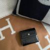 圖片 Chanel 26s黑金鱷魚壓紋三折短夾