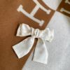 圖片 Chanel 奶油白coco滿logo 長版twilly