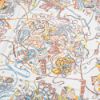 圖片 Hermes Le Monde d'Hermès 喀什米爾馬場圖印花混絲披巾/大方巾-140cm(橘/棕)