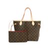 圖片 Louis Vuitton 展示品 Neverfull MM 字花帆布托特包(M46987-咖)