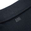 圖片 Ami 刺繡白Logo男生短袖Polo上衣(黑)