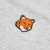 圖片 Maison Kitsune 狐狸刺繡logo男生圓領短袖上衣-S(淺灰)