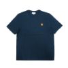 圖片 Maison Kitsune 狐狸刺繡logo男生圓領短袖上衣(海軍藍)