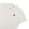圖片 Maison Kitsune 狐狸刺繡logo男生短袖Polo上衣(米色)