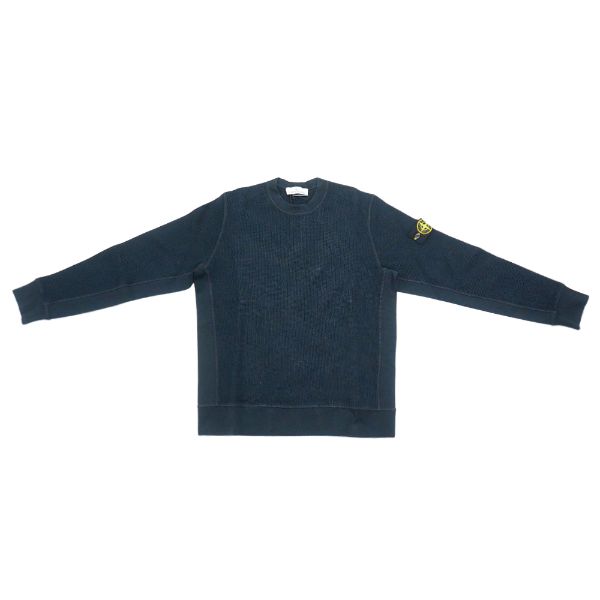 圖片 Stone Island 華夫格絨面男生長袖上衣(海軍藍)
