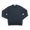 圖片 Stone Island 棉絨刺繡臂章男生長袖上衣(海軍藍)