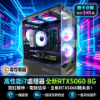 圖片 【電電精選】霓虹戰神！Intel i7 處理器 搭配全新 RTX5060 8G 電競電腦 (海景房，全 RGB)
