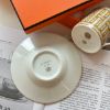 圖片 Hermès Mosaique au 24 platinum 金色咖啡杯盤