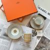 圖片 Hermès Mosaique au 24 platinum 金色咖啡杯盤