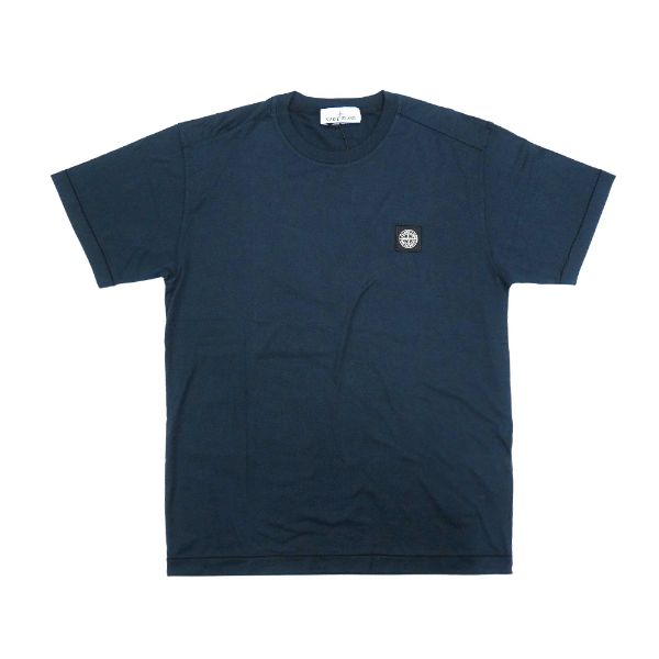 圖片 Stone Island 十字品牌黑標男生短袖上衣(海軍藍)
