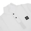圖片 Stone Island 十字品牌黑標男生短袖Polo上衣(白)