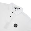 圖片 Stone Island 十字品牌黑標男生短袖Polo上衣(白)