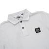 圖片 Stone Island 十字品牌黑標男生短袖Polo上衣(天空藍)